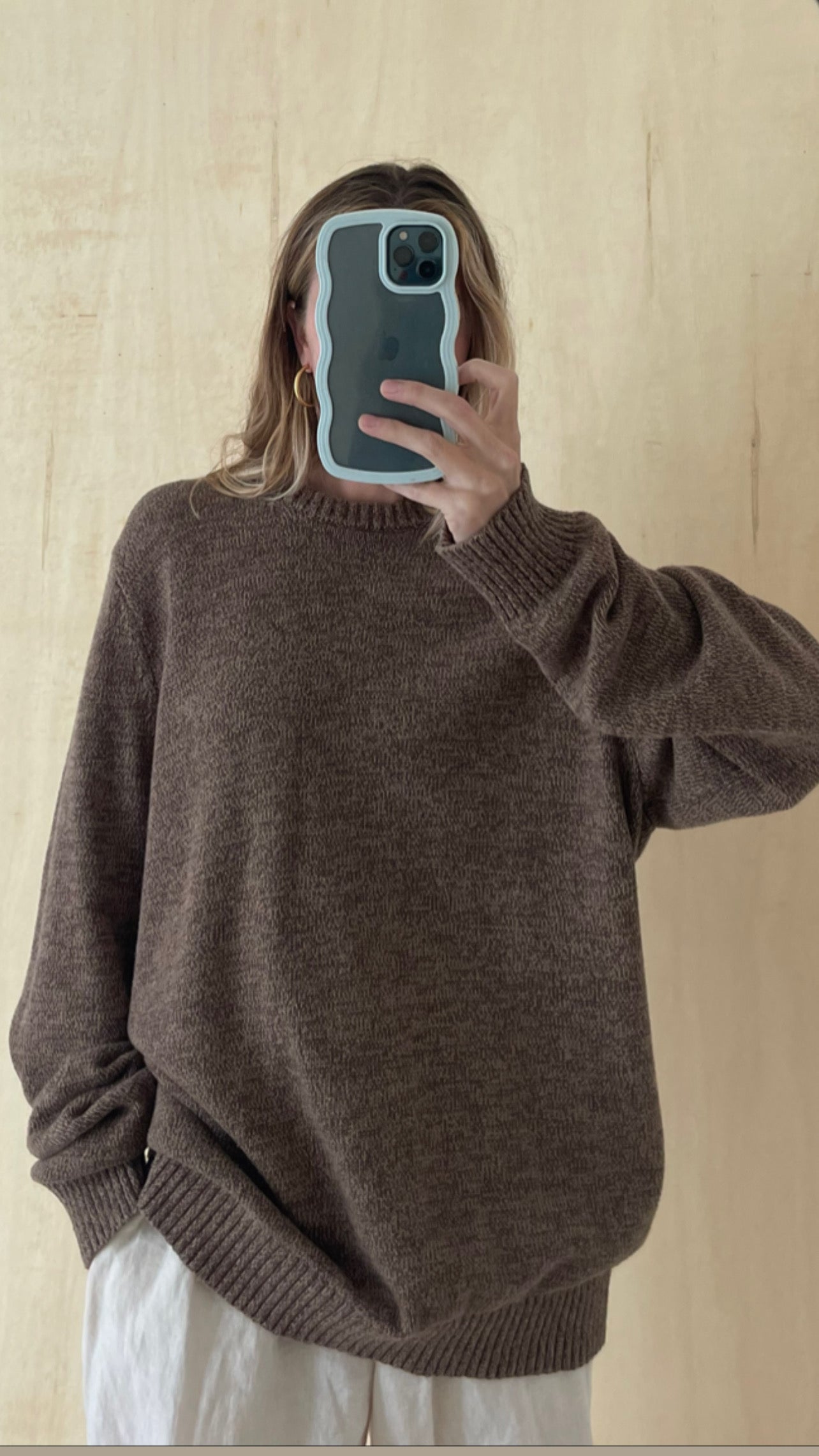 Vintage Brown Crewneck Sweater