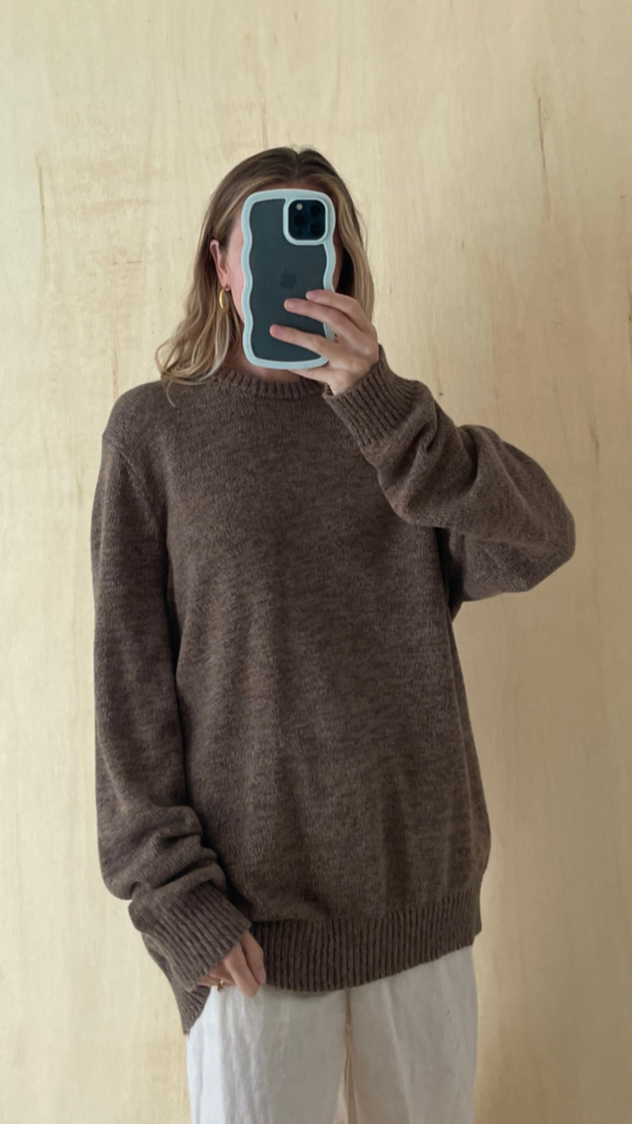 Vintage Brown Crewneck Sweater