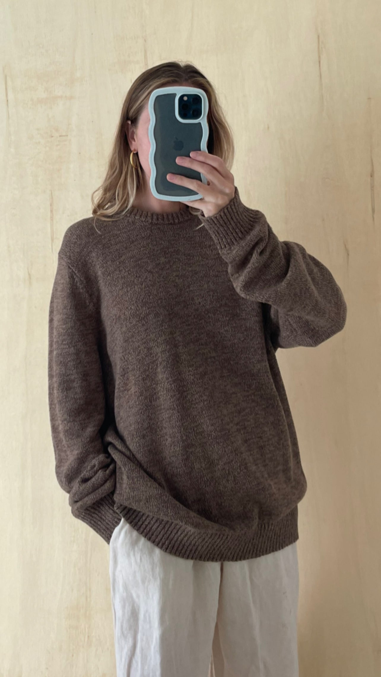 Vintage Brown Crewneck Sweater