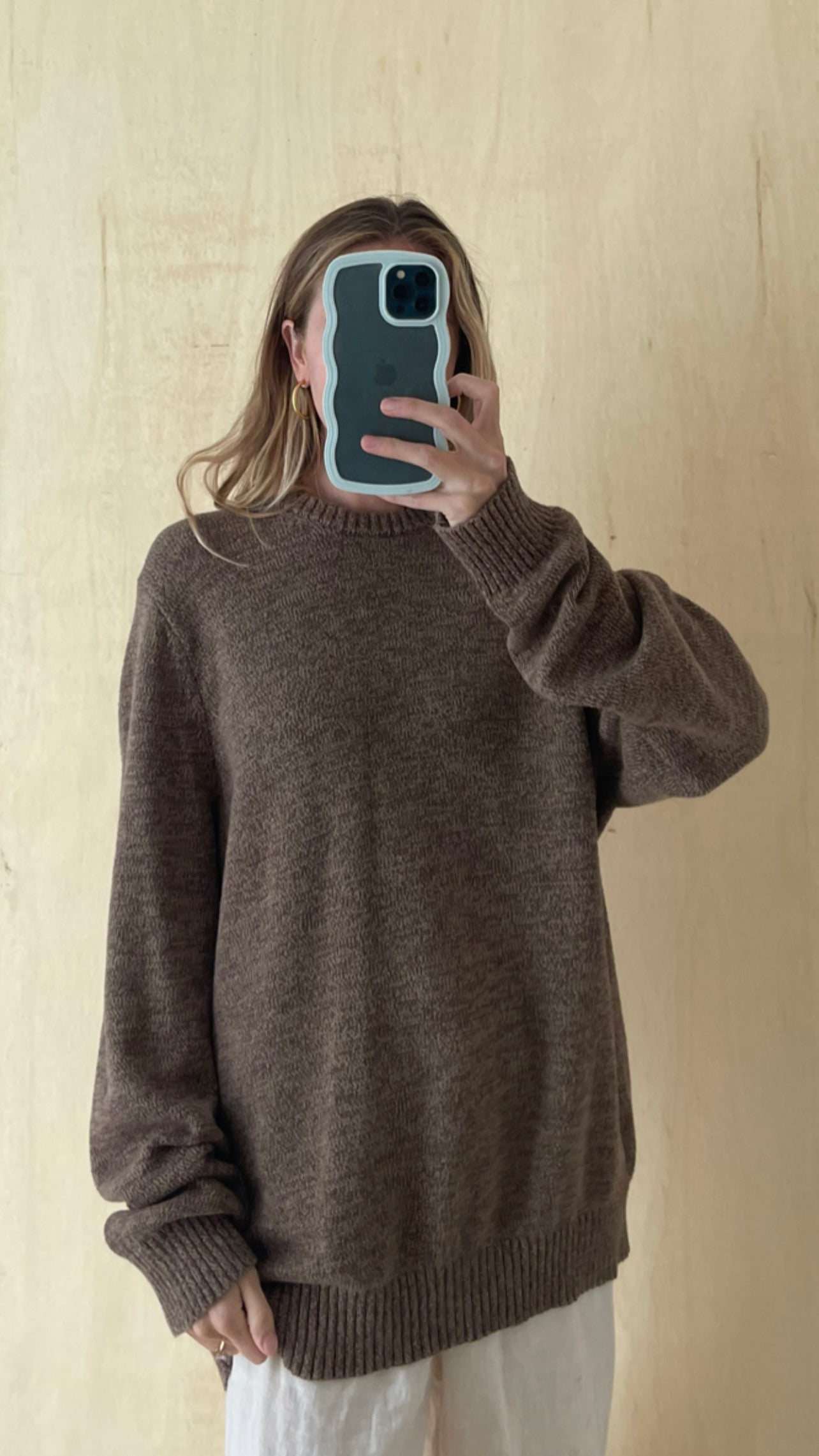 Vintage Brown Crewneck Sweater