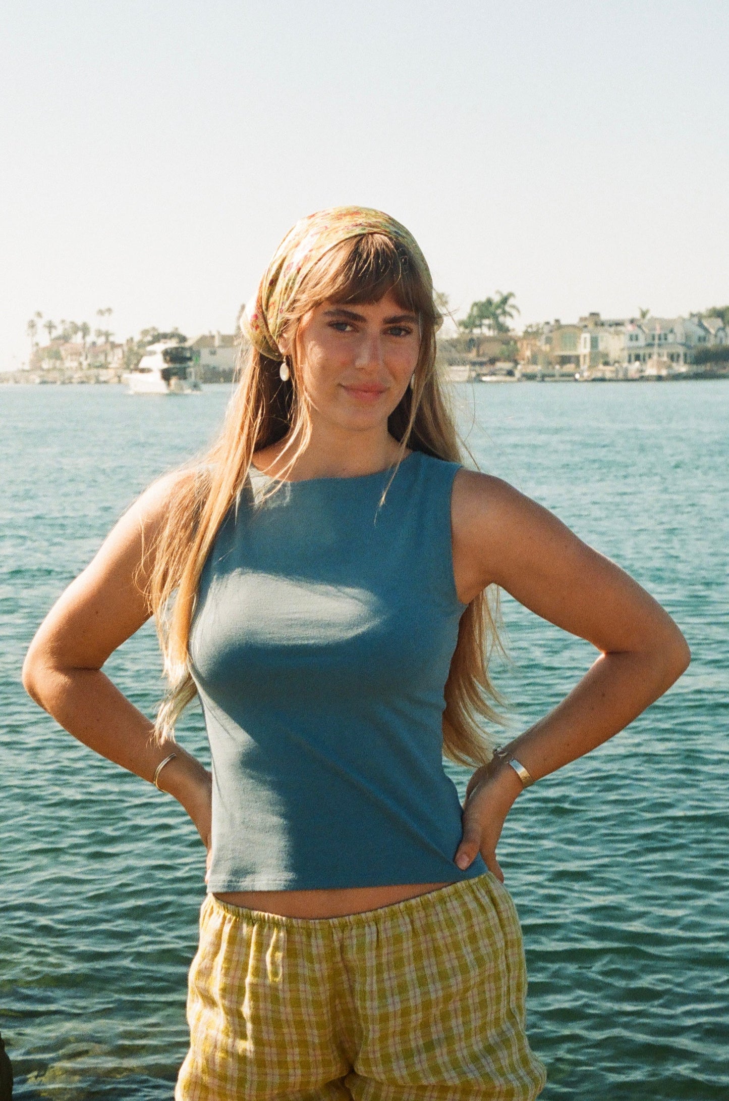 Inés Tank in French Blue (Pre-Order)