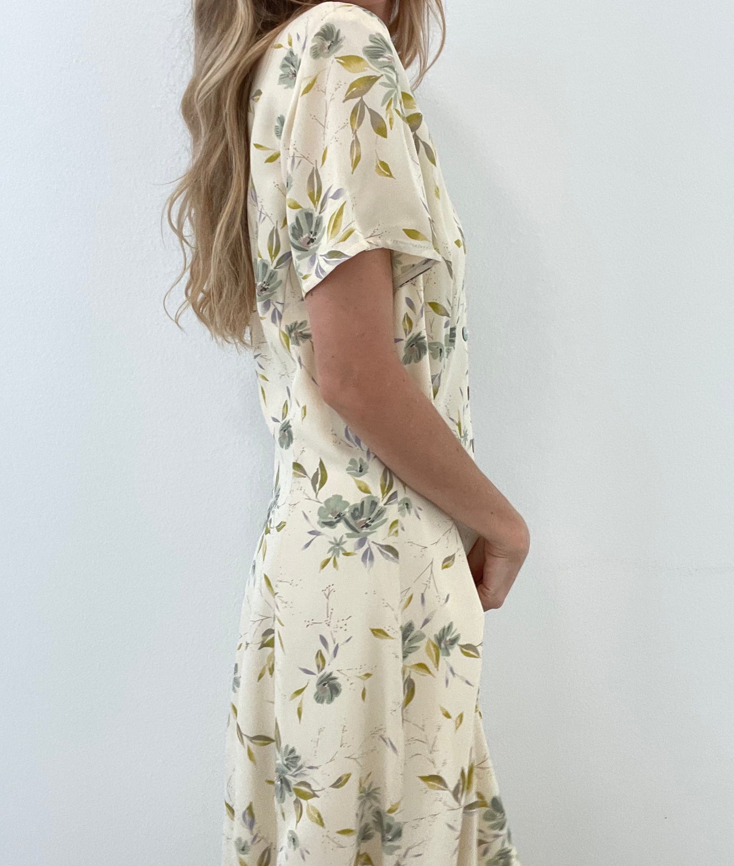 Floral Button Up Maxi Dress