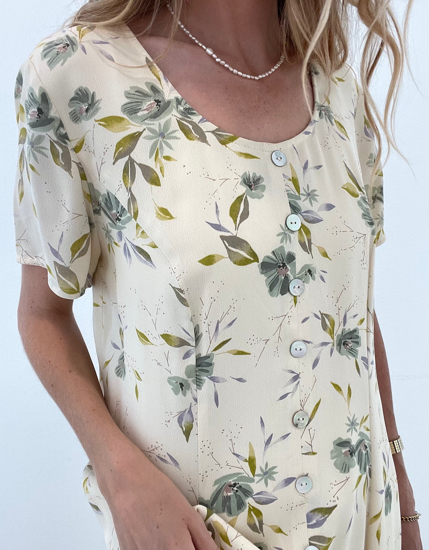 Floral Button Up Maxi Dress