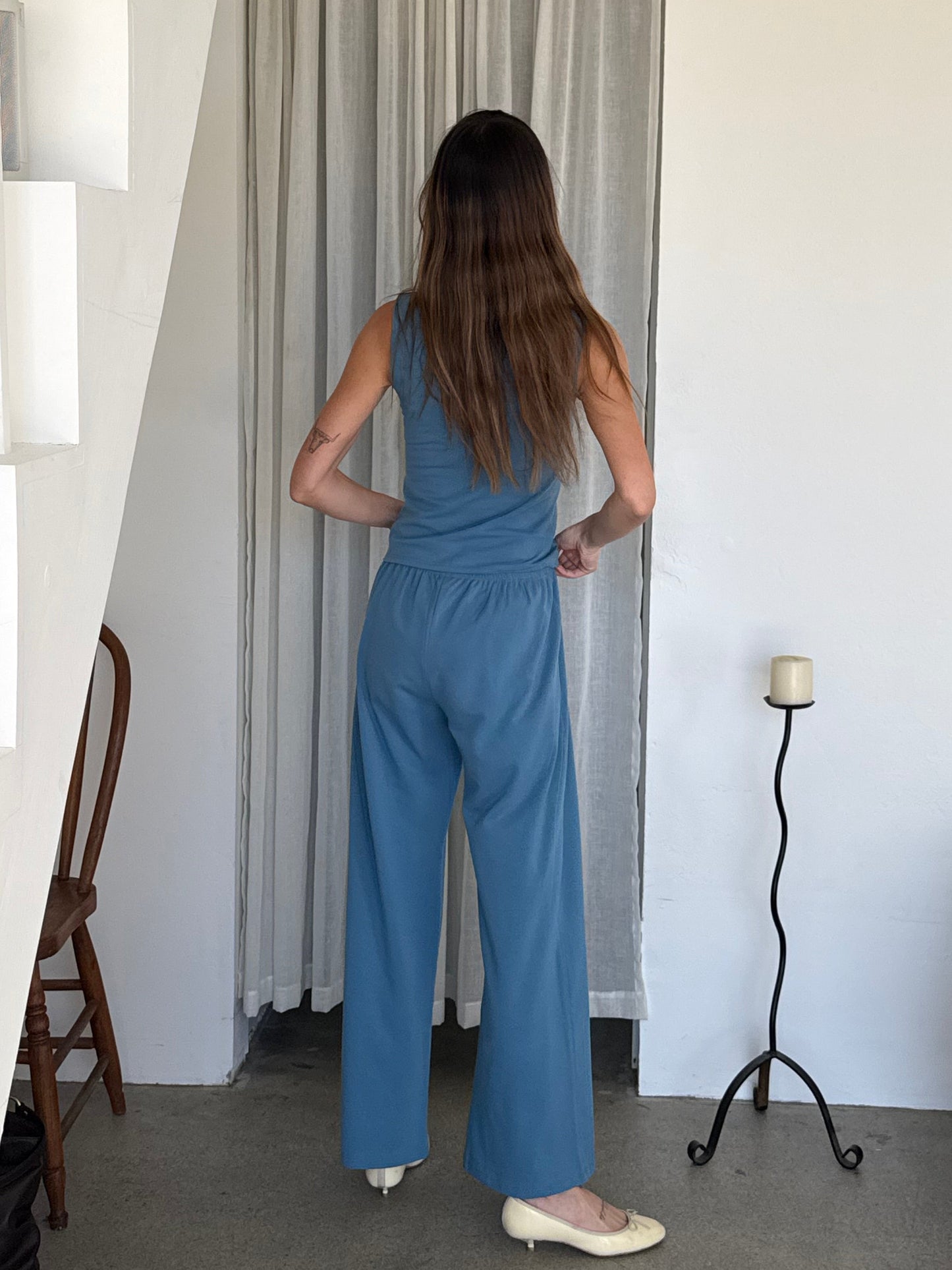 Inés Tank in French Blue (Pre-Order)