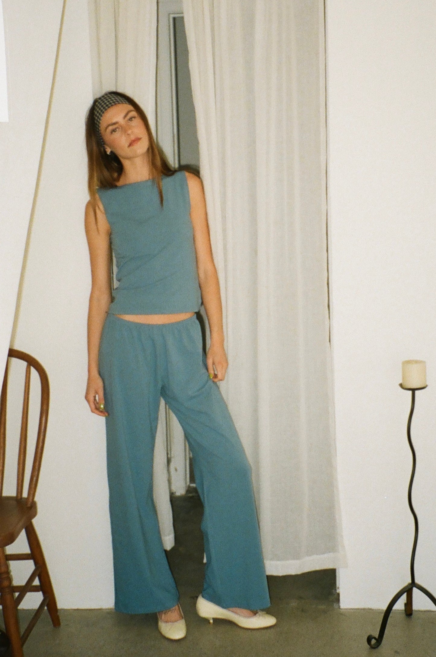 Inés Tank in French Blue (Pre-Order)