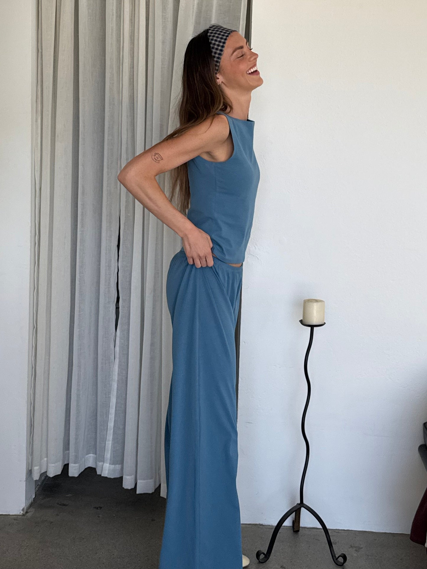 Inés Tank in French Blue (Pre-Order)
