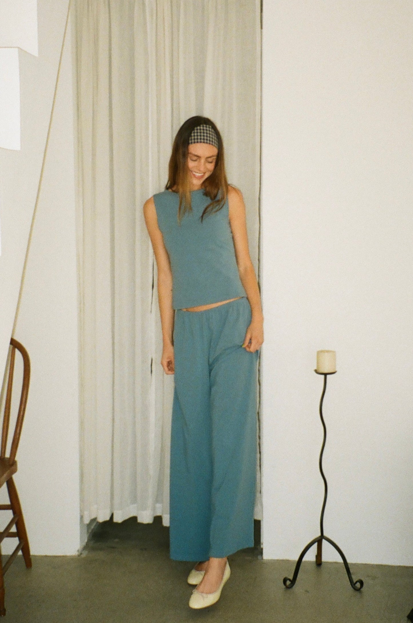 Inés Tank in French Blue (Pre-Order)