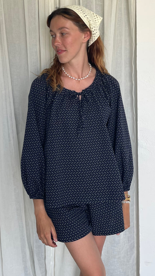 Lilou Short in Heirloom Seersucker