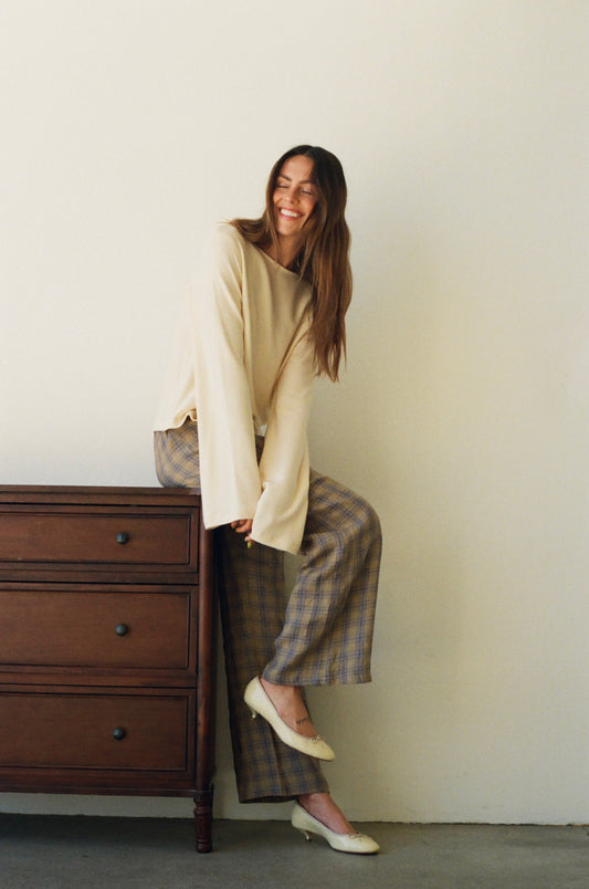 Sabine Sweater in Custard