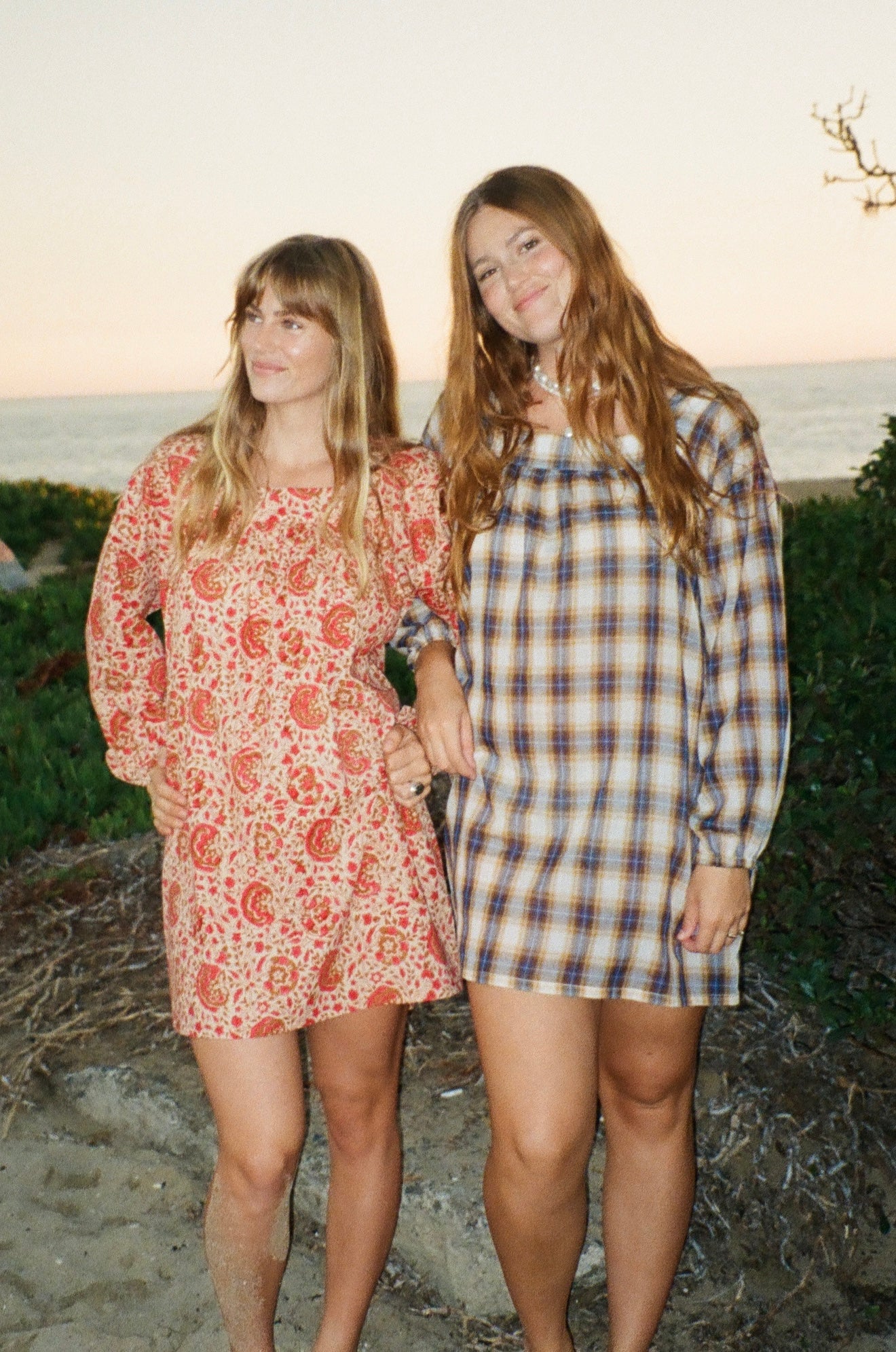 The Marguerite Dress in Cottage Plaid