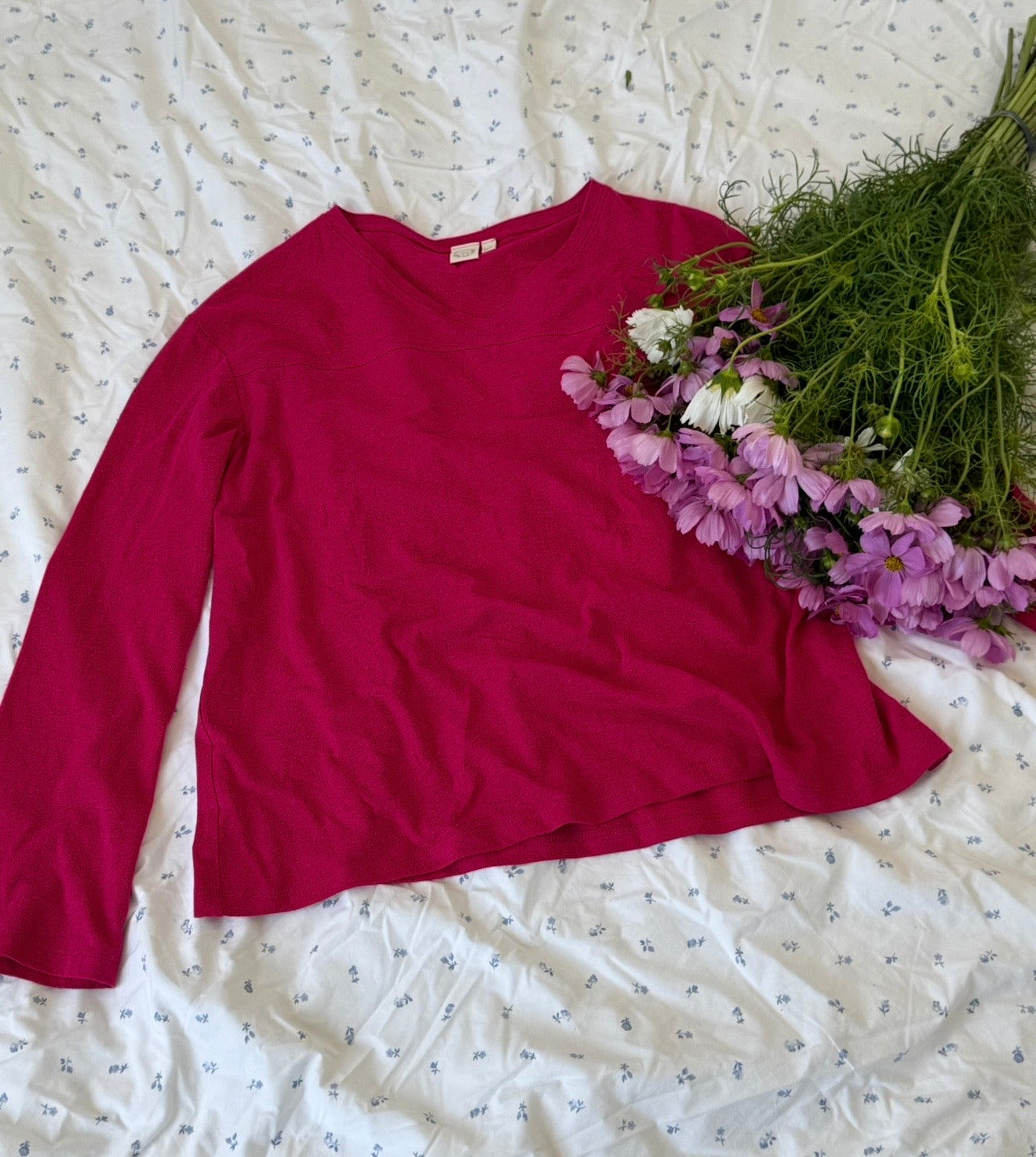 Louie Tee in Berry Pink