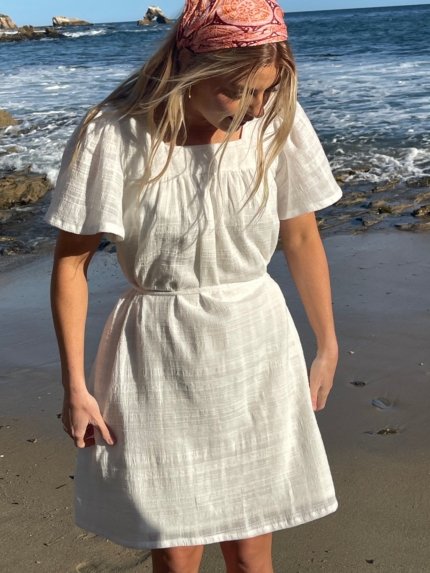 The Marguerite Dress in White