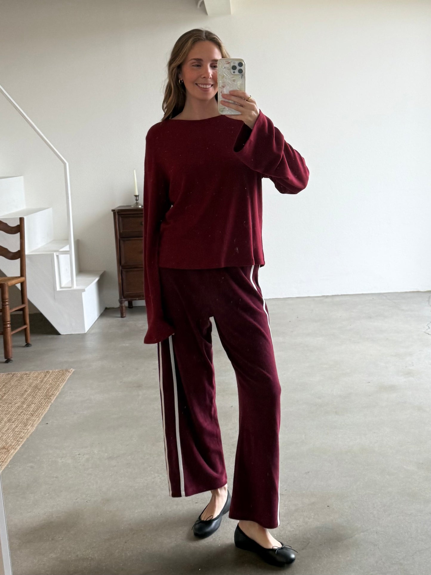 Sabine Sweater in Bordeaux