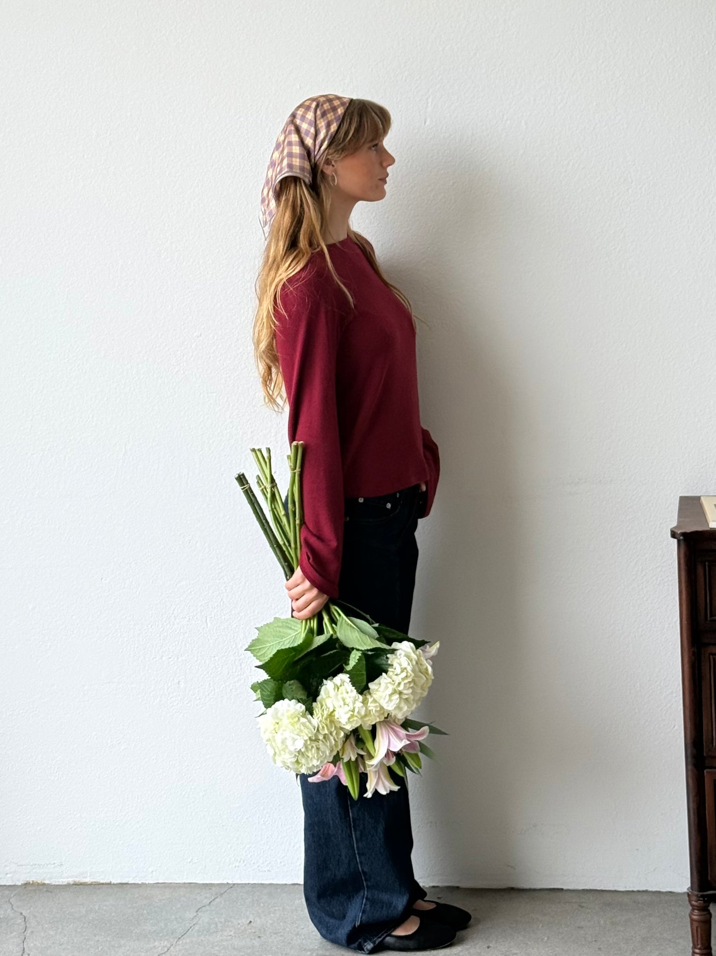 Sabine Sweater in Bordeaux