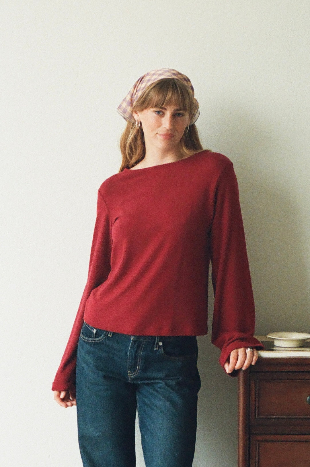 Sabine Sweater in Bordeaux