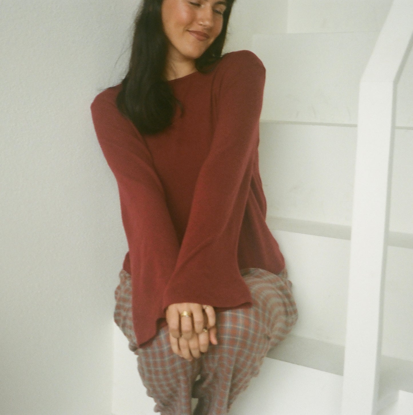 Sabine Sweater in Bordeaux