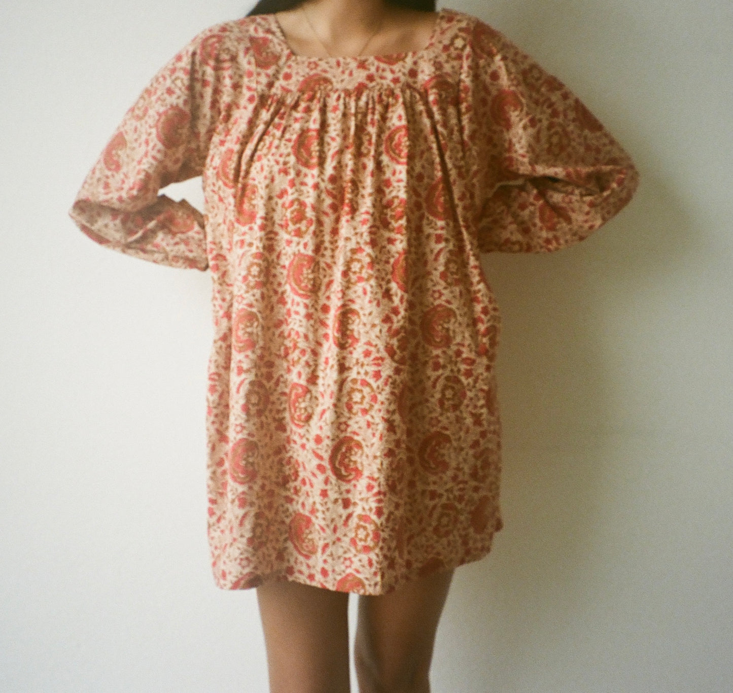 The Marguerite Dress in Fleur Rouge