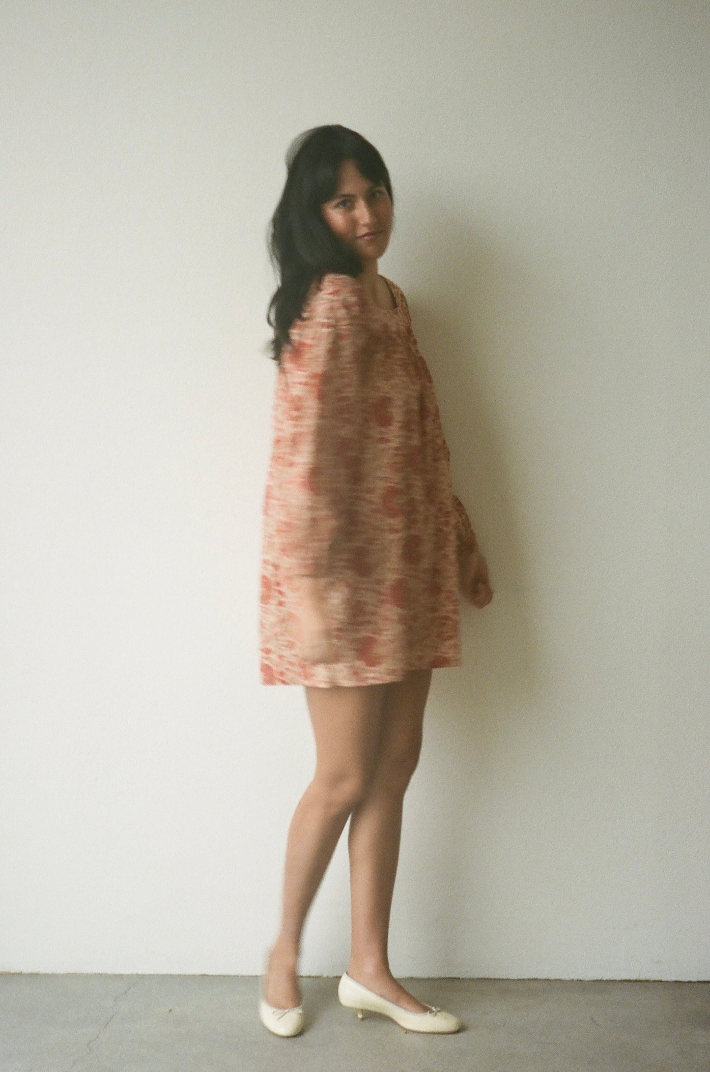 The Marguerite Dress in Fleur Rouge